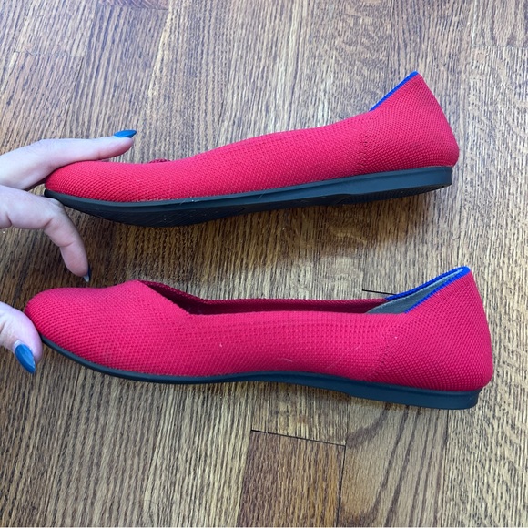 Rothy's Red Ballet Flats - Picture 6 of 7